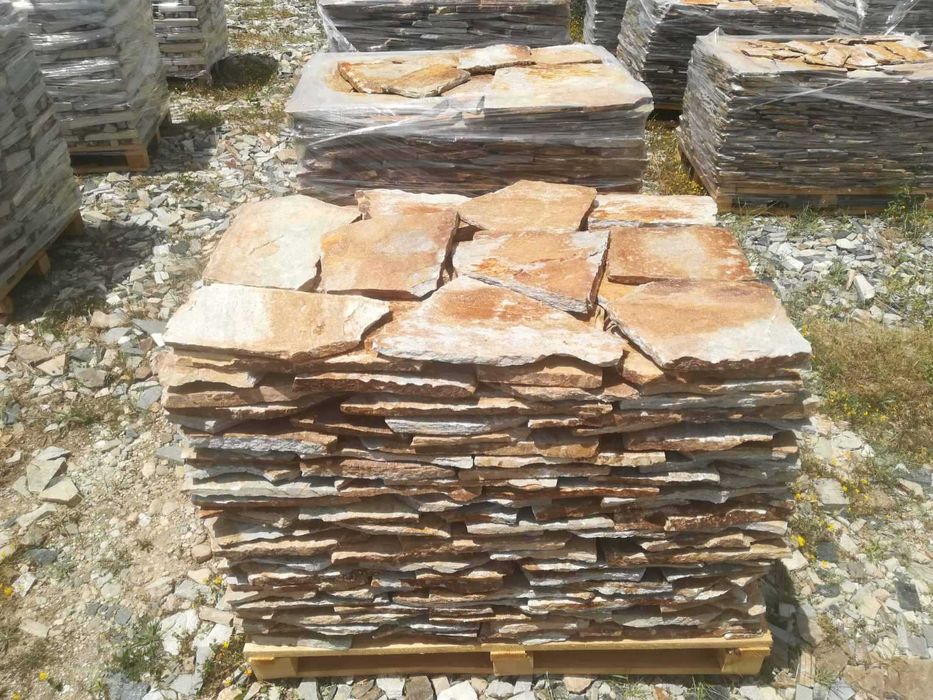 Естествен камък гнайс за облицовка,настилка,декорация