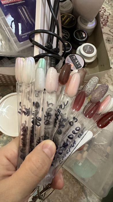 маникюр апарат  лампа набор