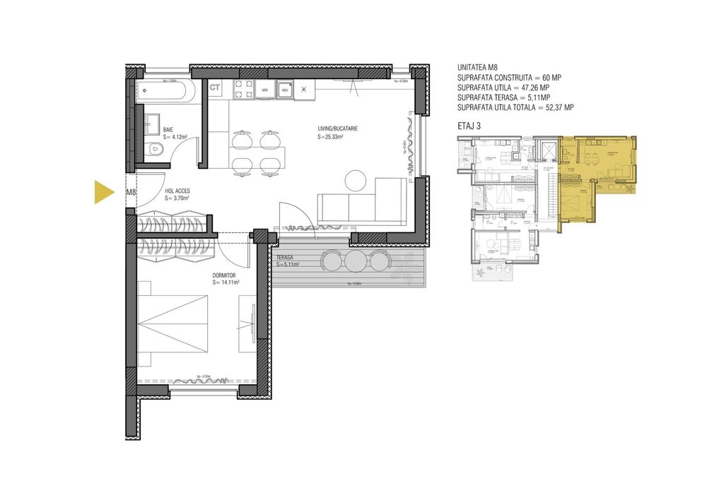 Vând apartament 2 camere – Mamaia Sat, vedere la mare și lac