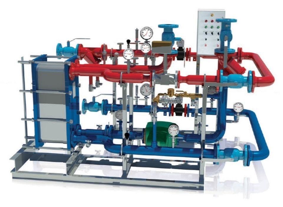 Теплообменник урнатиш ва хизмат курсатиш.