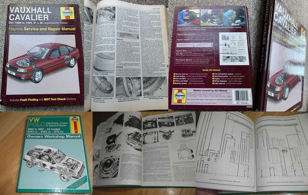 Manual reparatii auto Haynes Renault Fiat Ford Opel Rover Volvo VW BMW