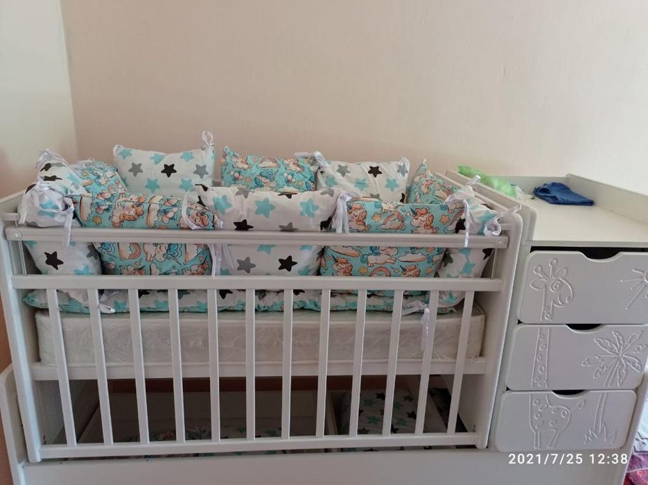 Детская кровать манеж