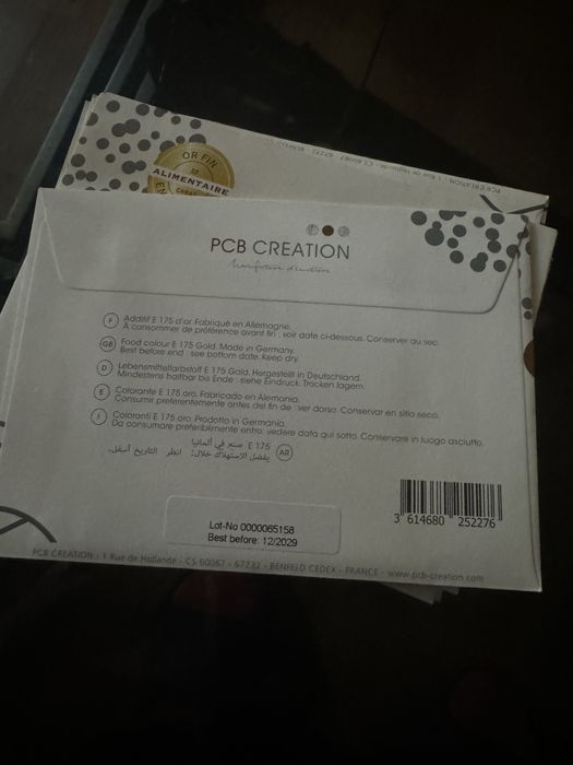 Foite de aur 22 carate