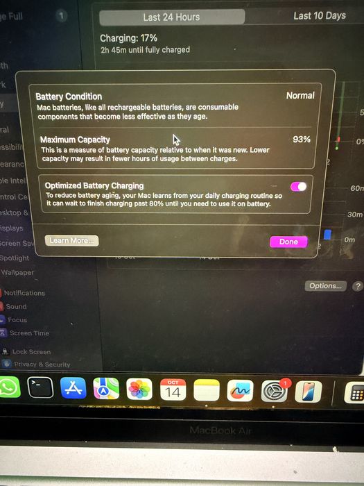 MacBook Air M1 2020 / АКБ 93%