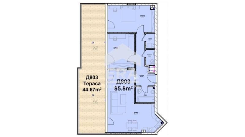 Продава се Тристаен апартамент в София, Полигона - 101 кв.м за 2788 €/кв.м - Снимка #1
