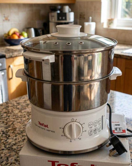 Уред за готвене на пара Tefal Convenient Series Неръждаема стомана, като нов!