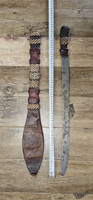 Sabie tradițională africană Mandingo, colecție / decor (cu teacă)