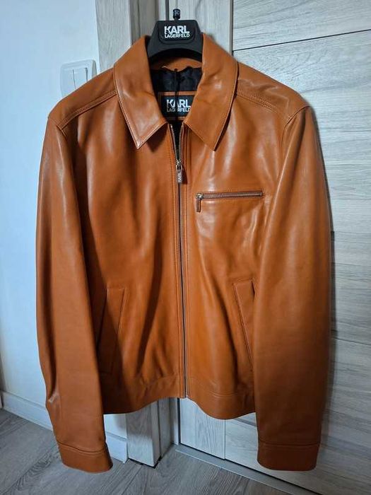 Jacheta de piele Karl Lagerfeld