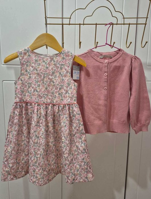 Екип,рокля,суитчър,пуловер,сукман,M&S,Next,F&F,George 98р,2-3 г