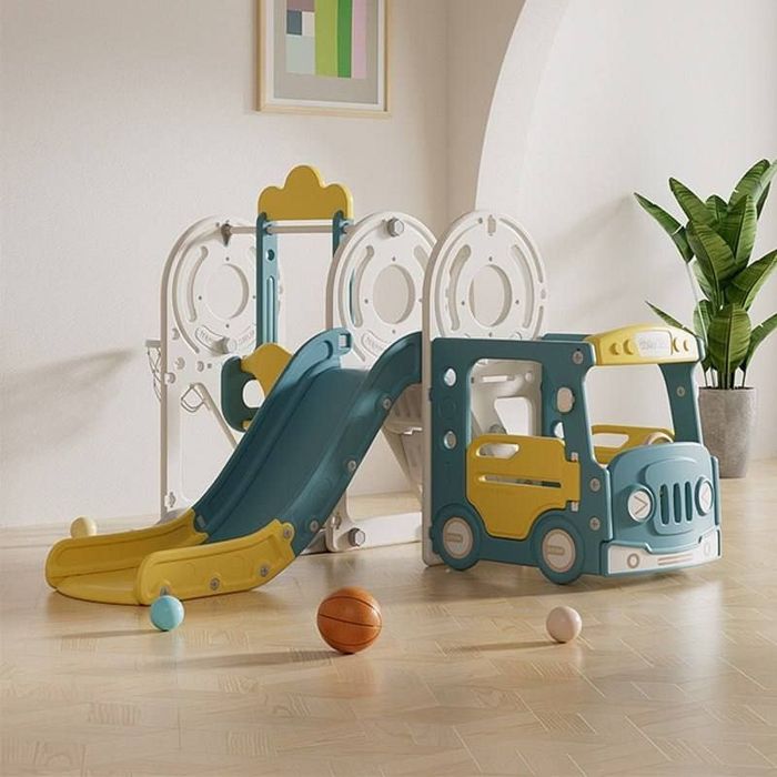 Bolalar o‘yin kompleksi – Sirpanchiq + Mashina dizayn