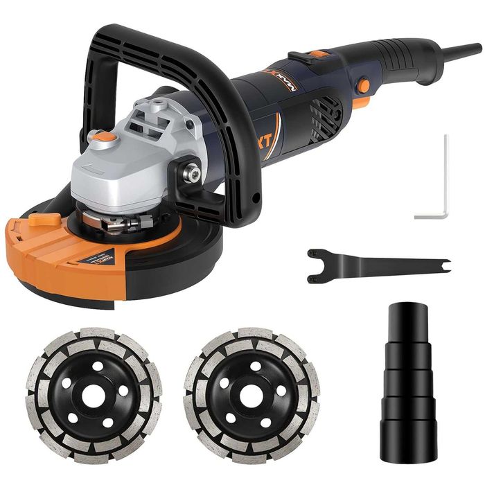 MAXXT Ъглошлайф за бетон, шлайфмашина с диск 12,5 см, 1000-8500 об/мин