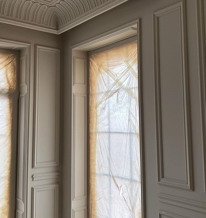 Побелка стен эмульсией, Покраска закатка стен и потолка, Покраска ...