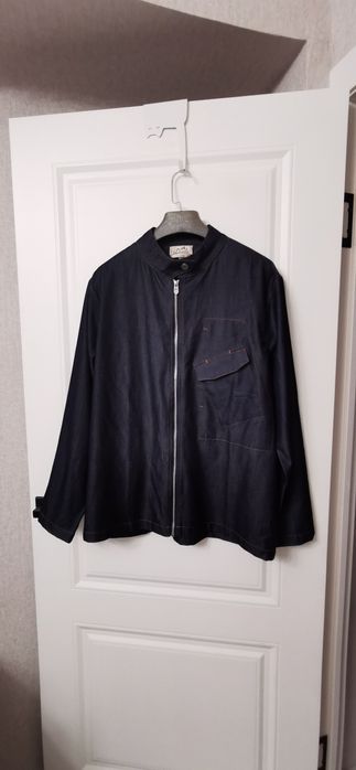 Hermes ветровка-рубашка  мужская