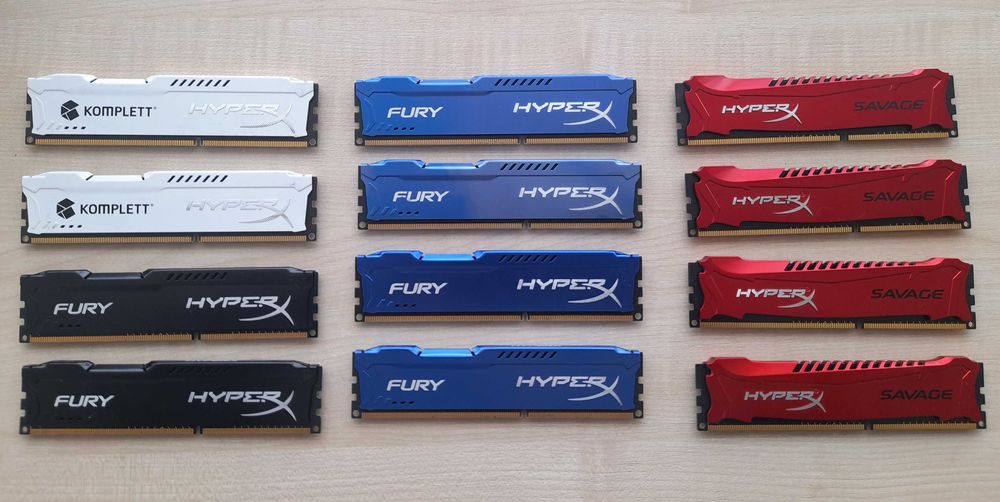Memorie HyperX Savage Red Blue, Black 4 GB, DDR3, 1600MHz, CL9 1.5V  45 lei