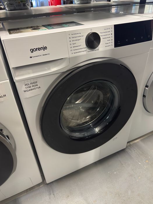 Mașină de spălat rufe 7kg Gorenje WGAM4S74A, factura si garantie 12 luni
