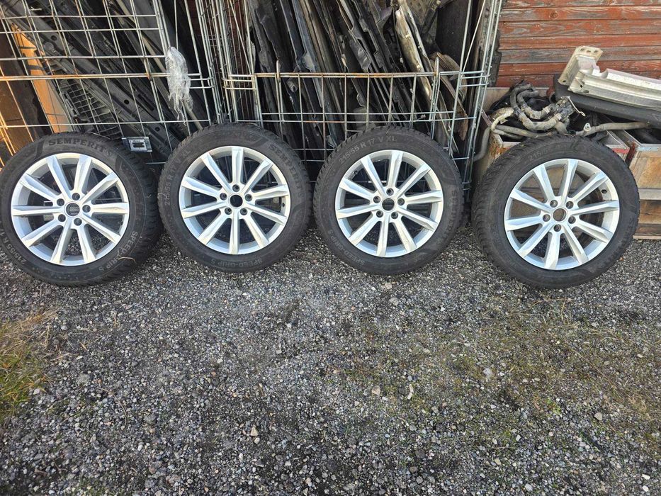 Лети джанти 17" с зимни гуми за VW Passat B8