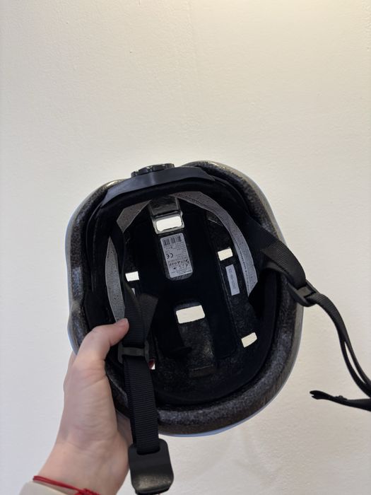 Детска пастелносиня каска за колело, ролери, скейтборд, тротинетка