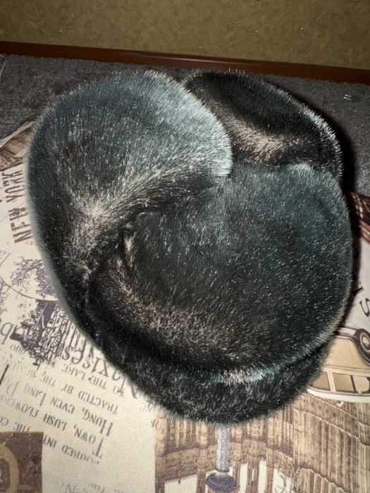 Шапка из нерпы мужская