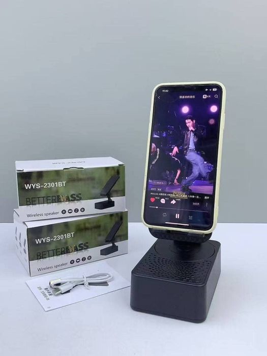 Держатель для телефона 2 В 1 
с Bluetooth-ДИНАМИКОМ!