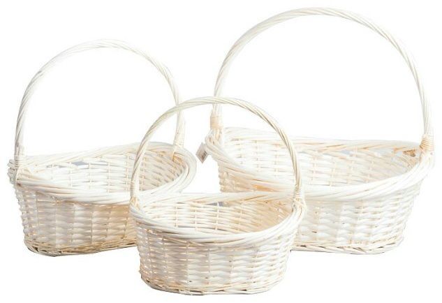 Корзины плетеные универсальные для подарков, цветов и т.д