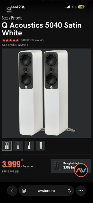 Set boxe q acoustics 5040
