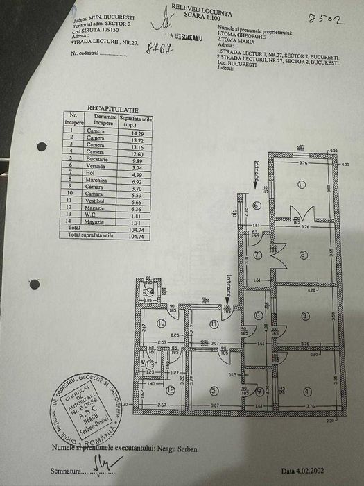 de vanzare casa si teren cu certificat de urbanism andronache