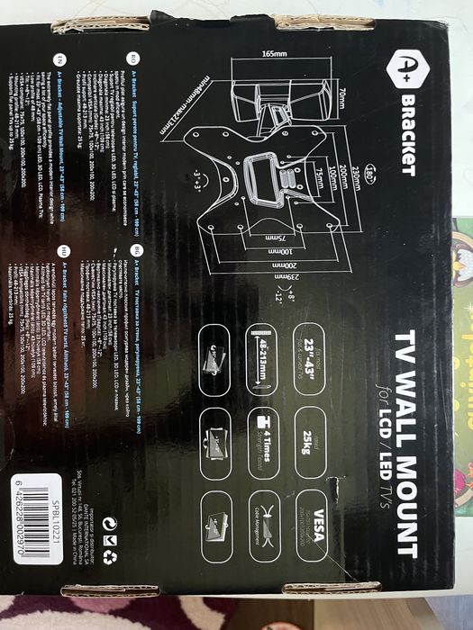 NOU - Suport TV perete reglabil