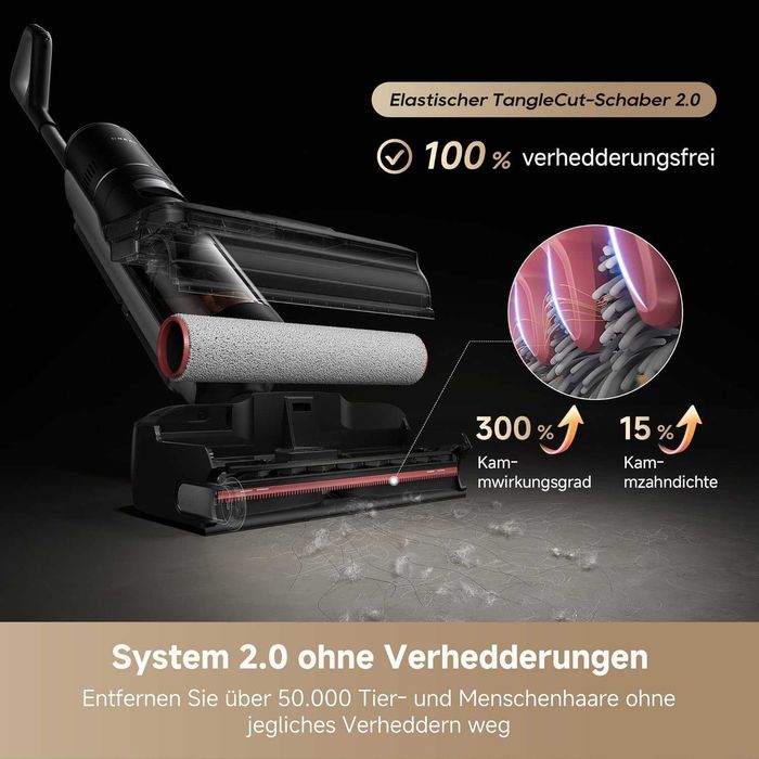 Прахосмукачка за Мокро и Сухо Почистване Dreame H15 Mix, 7в1, 23000 Pa