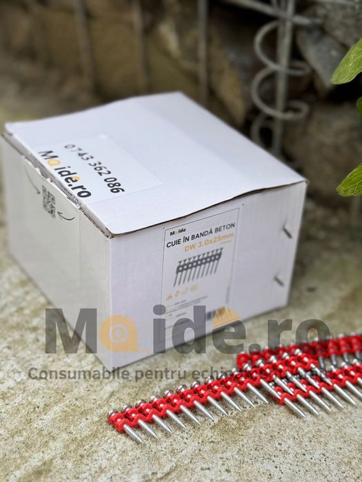 Cuie beton DeWalt | 3.0x19–32mm | Pistoale pe gaz compatibile