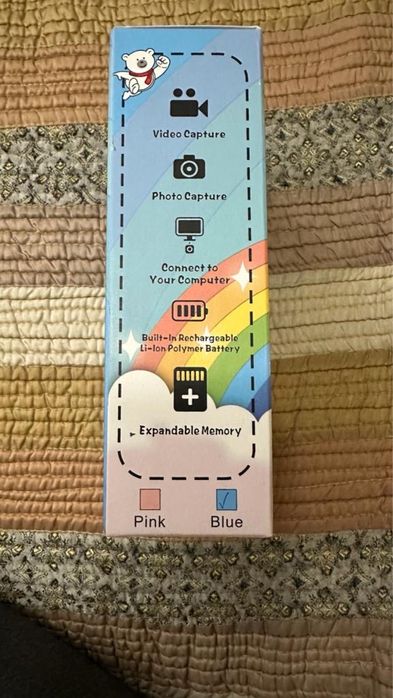 Camera copii cu imprimare albastru sau violet noua sigilata