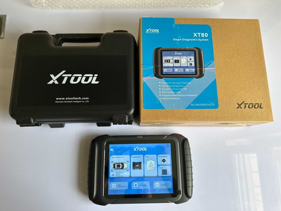 Мультимарочный сканер XTOOL XT80 + видеоэндоскоп в подарок