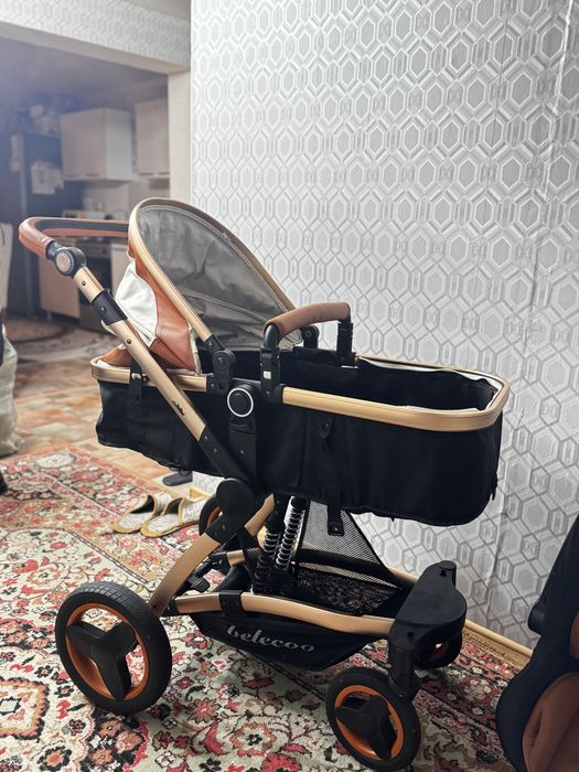 Продам коляску с авто креслом