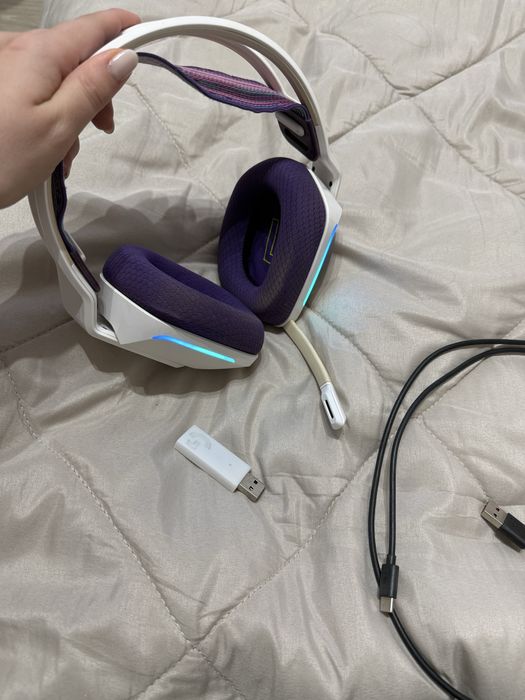 Гейминг слушалки Logitech - G733, безжични