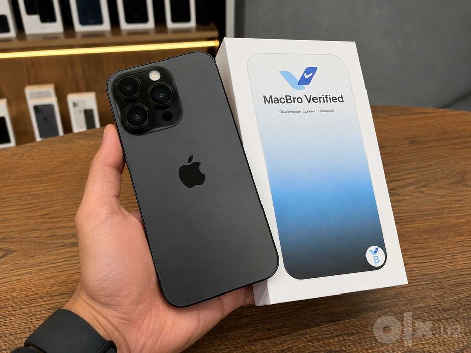 iPhone 16 Pro 128GB Black Titanium eSim  ойлик тўлов: 878 938 сўмдан)