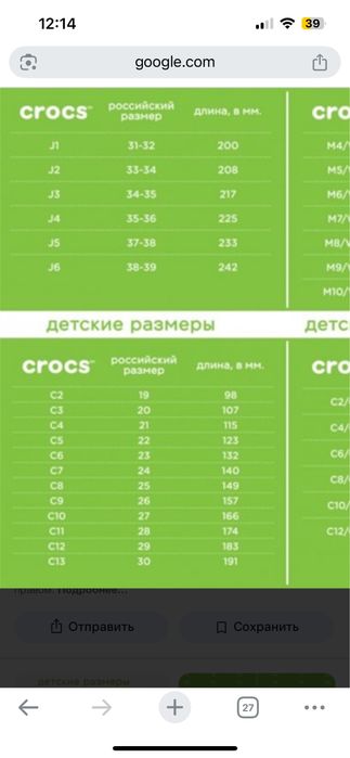 Резиновые сапожки и шлепки crocs