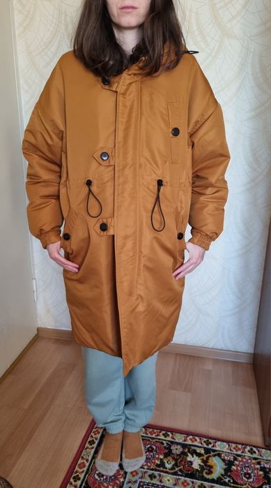 Куртка парка женская зимняя. Размер s, m