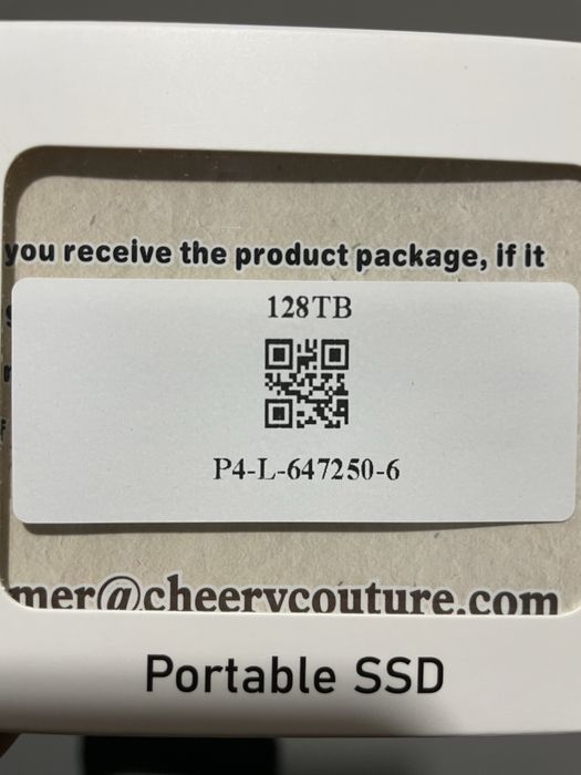 Външна памет 128 ТБ