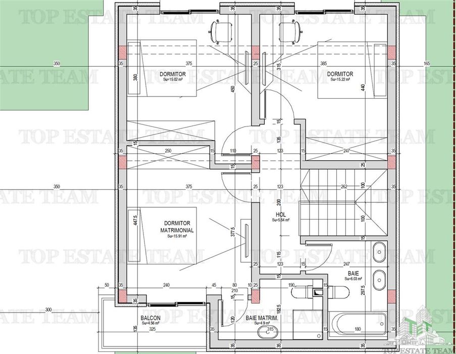 Vila individuala 4 camere (dormitoare spatioase) In Chiajna