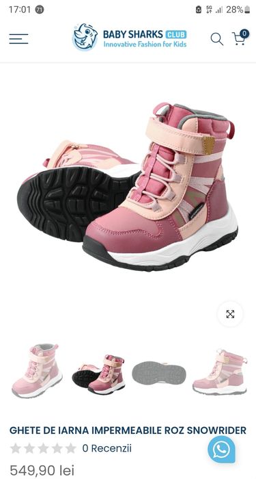 Ghete de iarna Aankl impermeabile marimea 27