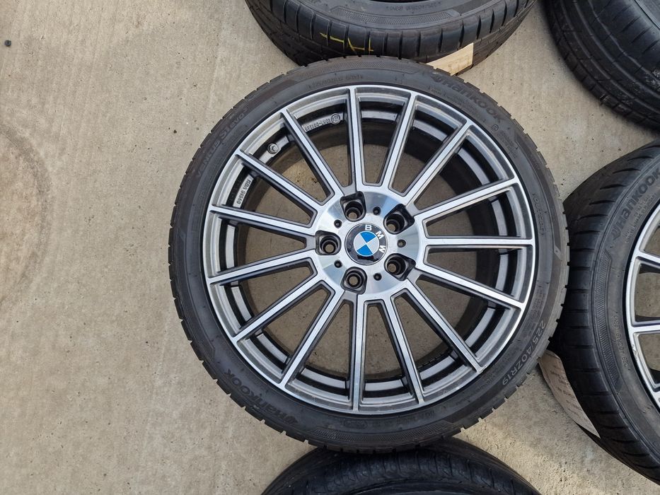 Jante aliaj BMW 225/40zR19 anvelope vara  ( HANKOOK ) DOT 2524
