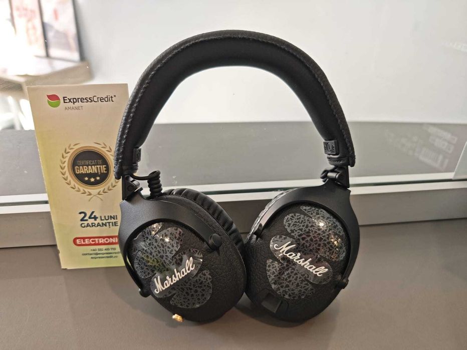 (Ag44 B6674) Casti Bluetooth Marshall  Monitor 2 - Garantie 2 ani!