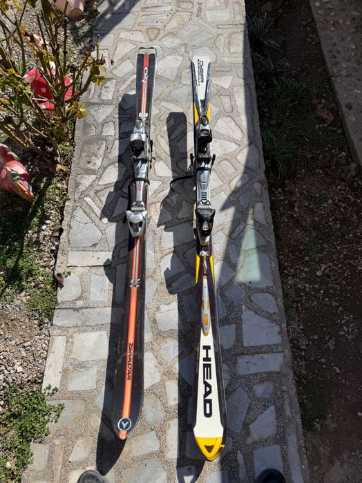 Два комплекта ски Dynastar и Head