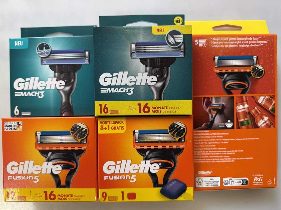 Нови ОРИГИНАЛНИ ножчета Gillette Fusion5 и Mach3
