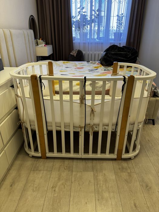 Детская кровать трансформер от 0-3 лет