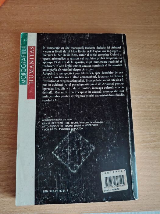 Aristotel - Sir David Ross