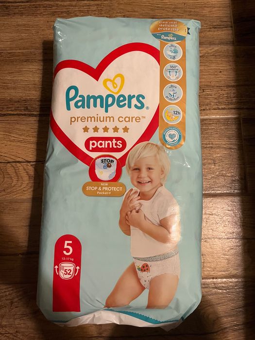 Pampers Pants Premium Care, marimea 5, 12-17kg