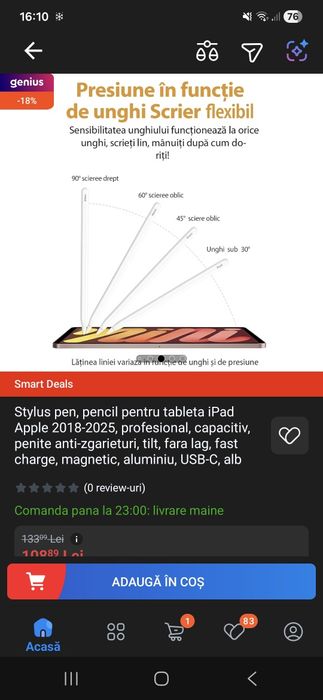 Vând pen pentru i pad