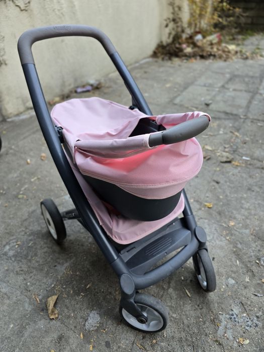 Количка за кукли 3 в 1 Smoby - Maxi Cosi Quinny, светлорозова