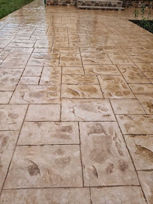 Beton amprentat in Pitesti, Mioveni, Campulung, Curtea de Arges
