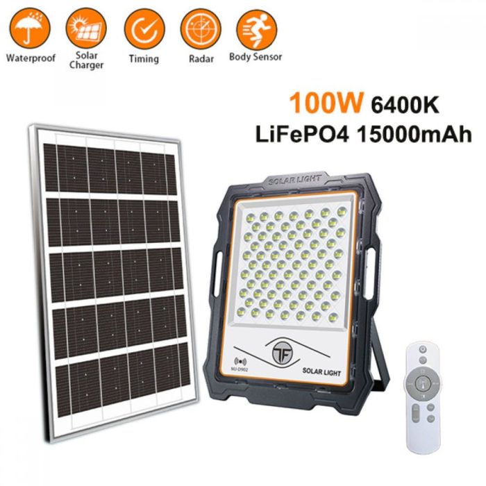 100W Соларен прожектор